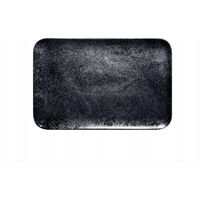 Papstar Karbon plato rectangular negro 33 x 27 cm