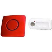 Elektrobock BZ10-8 Funkklingel mit Batterieversorgung, rot