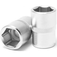 JCB Steckschlüssel 1/2" 9 mm 6-kant Chrom-Vanadium-Stahl