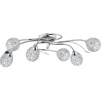 Alfa Lampe suspendue moderne argenté 78 cm largeur