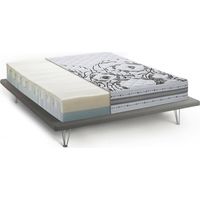 Talamo Italia Matelas double Silvana, Matelas en mousse mémoire et Waterfoam, 100% Made in Italy, Anti-acarien et hypoallergénique, Cm 160x190h22, avec emballage renforcé