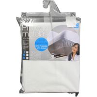 Douceur D'Intérieur – Protège-matelas 140 x 190 cm – Éponge imperméable – Anti-acariens – Bonnet 30 cm pour protection optimale