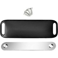 Serrure magnétique noire pour armoire, 8 x 2,5 cm, ferme-tiroir, convient pour placard, cuisine, salon