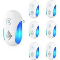 Ultrasonic Mouse and Rat Repeller (6 Pack), Powerful Ultrasonic Pest Repeller for Mice, Rats, Rodents, Spiders and Other Pests Effectively.
