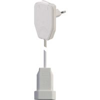 NVB 104580 Strom Verlängerungskabel Weiß 3.00 m H03VVH2-F 2X 0,75 mm² mit Zwischenschalter