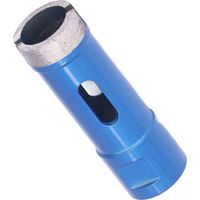Foret diamant fritté en 2 pièces pour percer le marbre, le granit et le carrelage (22 mm).