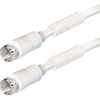 Transmedia FH 1-1 D coaxial cable 1.5 m F White