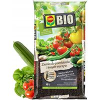 Tierra orgánica, sustrato natural para tomates y hortalizas, 15L