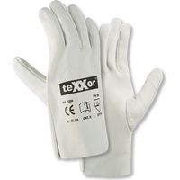 teXXor® Ziegen-/Schafsvollleder-Handschuhe, Kat. 2, ungefüttert 126011 Gr.11