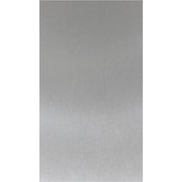 Pannelli decorativi parete effetto acciaio inox, rivestimento murale PVC UV impermeabile 120x60 set 6 pezzi - Divina Home