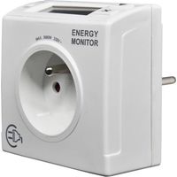 Controlador de consumo - GAO - Medida W/kWh/duración - Detección desde 4W - Interruptor automático integrado - 16A 3680W
