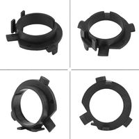LED-Scheinwerferlampen-Halterungsadapter (10 Paar, schwarz)