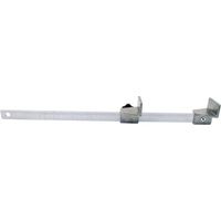 Edma – Mesure d'écartement des lattes – Règle en aluminium 400 mm – Échelle de 15 à 40 cm – Pour liteaux et chevrons