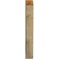 1PZ PALI RETTANGOLARI IN LEGNO TRATTATI ED IMPREGNATI PER RECINTO/STACCIONATA/STECCATO DIMENSIONI CM 9X9 ALTEZZA CM 200H