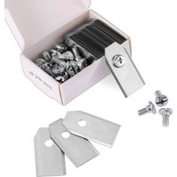 45 x Titan-Messerklingen für alle Husqvarn/Automower/Yardforce/Gardena Roboter-Rasenmäher (3 g-0,75 mm) mit 45 Schrauben, Ersatzklingen für die Modelle 105,310,315,320,420,430x,r40i