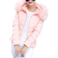 Doudoune légère pour femme, manteau d'hiver chaud à capuche matelassée.