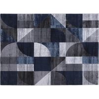 tappeto "double" grigio celeste, 133x190 cm