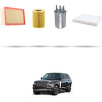 Kit tagliando 4 filtri compatibile con Land Rover IV (L405) 3.0 SDv6 250kw dal 2013