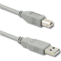 Cable USB 2.0 Qoltec A macho B macho 1 m