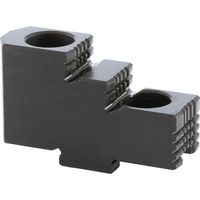 Ganasce Reversibili Indurite Segnalati, 3 Elementi, Per Mandrino Cremagliera Tre Duro-T Bit, Dimensioni 160 Mm