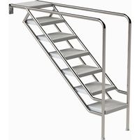 Eichenwald Pooltreppe Modell 08.3 Miami nur Unterteil Beckentiefe 1799mm 7 ABS-Stufen