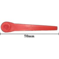 Set Of 100 Plastic Blades Compatible With Gardena Grass Trimmer For Gardena Grass Trimmer And Cordl