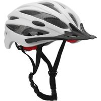 Casque de vélo élégant, léger et ventilé, à dissipation de chaleur, intégral, pour VTT et vélos de route, blanc