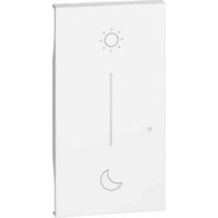 Enjoliveur Living Now with Netatmo pour commande lever coucher 2 modules blanc BTICINO BTKW41M2