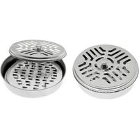 2x Metal Mosquito Coil Holder With Lid, Mosquitoes Incense Tray, Citronella Incense Coil Burner, Incense Spiral Coil Tins With Cover For Indoor/Outdoor