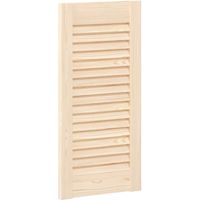 Porte d'armoire à persiennes 61,5x29,5 cm bois de pin massif