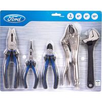 Set de alicates+Llave ajustable+Mordaza grip Ford