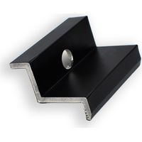 FeuerAnker Endklemme für PV Module 30 mm schwarz PV Halterung Solar Aluminium 0% nach §12 Abs. 3 UstG