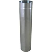 Bertrams Abgasrohr aus Aluminium DN 80 Länge 500mm gefalzt