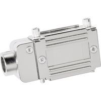 Provertha 77152M 77152M D-SUB Adaptergehäuse Polzahl: 15 Kunststoff, metallisiert 90 ° Silber 1 St.