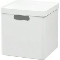 Boîte de rangement polyvalente avec couvercle, 28 x 28 x 28.5 cm