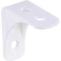 équerre D'assemblage H40 Fixation Robuste, Acier Blanc - Cime