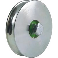 120mm round groove wheel with 20.5mm groove 1 ball bearing grooved wheel for gate