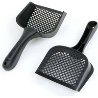 Paletta per lettiera per gatti, paletta per animali domestici, paletta per rettili, terrario, paletta per la pulizia della lettiera per gatti, tartarughe, serpenti, foro: 2,5 mm
