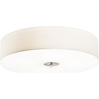 Smarte Deckenleuchte Weiß 50cm inkl. 4 Wifi A60 - Drum Jute