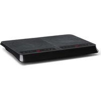 Klarstein Plaque de cuisson à Induction 2000W, Plaque Induction, Plaque 2 Feu, Tables de Cuisson Portable, Table de cuisson Induction, Cuisinière Electrique Puissante, Noir