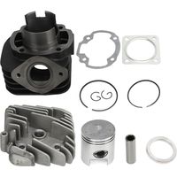 Kit cylindre-Piston en alliage d'aluminium, alésage de 47mm, haute résistance, pour Dio50 ZX50 AF34 AF35 70cc, 11 pièces
