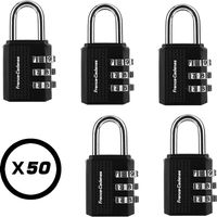 Lot de 50 cadenas à code 3 chiffres Ranger