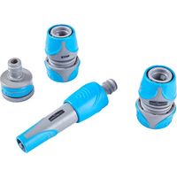 Kit d'arrosage lance + raccords - Bi-matière - 19mm