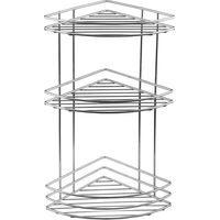 Aqualine Chrom Line - Estante triple para esquina, cromo 37015