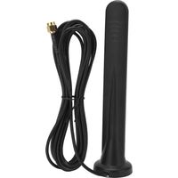 Antenne 5G 12DBI Étanche avec Cœur en Fil de Cuivre Rouge RG174 et Boîtier ABS Intégré pour Robots