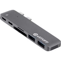 eSTUFF HUB Thunderbolt grigio da 40 GB, 5K MacBook Pro