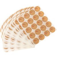 étiquettes autocollantes pour enveloppes en papier kraft