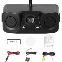 2 in 1 Visual Reversing Radars Camera Waterproof Video Rearview Camera Car Backup Camera with 1 Rada
