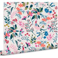 Joules Vliestapete Fields Edge Floral Antique Crème 10mx52cm