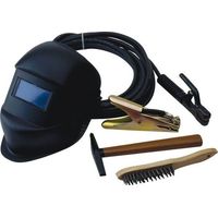 Kit de soudage p/groupe soudage 2x5m de cable+marteau+ecran+brosse